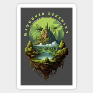 Discover Serenity Nature Sticker